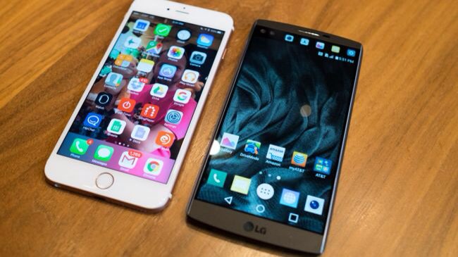 LG V10 vs iphone 6