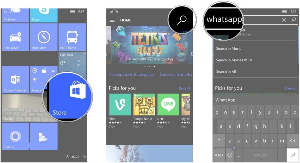 Tutorial: How can I download WhatsApp on Windows 10 mobile