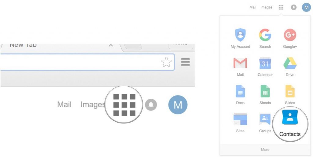 How can I move my iPhone contacts to my Android phone via iCloud