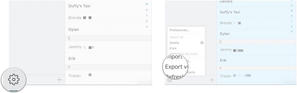 How can I move my iPhone contacts to my Android phone via iCloud