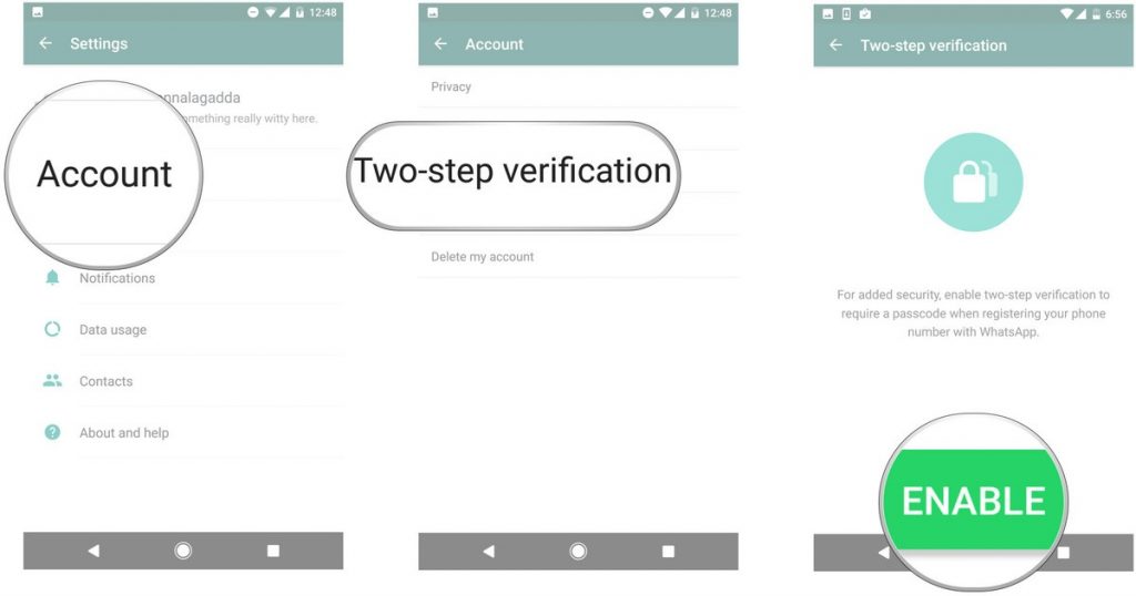 Tutorial: How you can enable two-step verification on WhatsApp